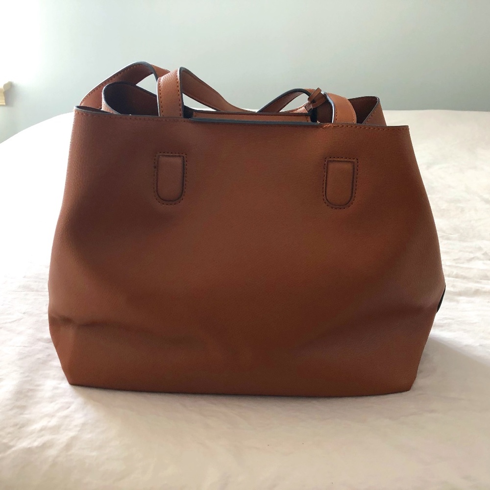 Matching Camel Faux Leather Bags